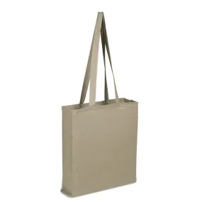 100% Cotton Sheeting Eeconomical Tote Bag with All Side Gusset