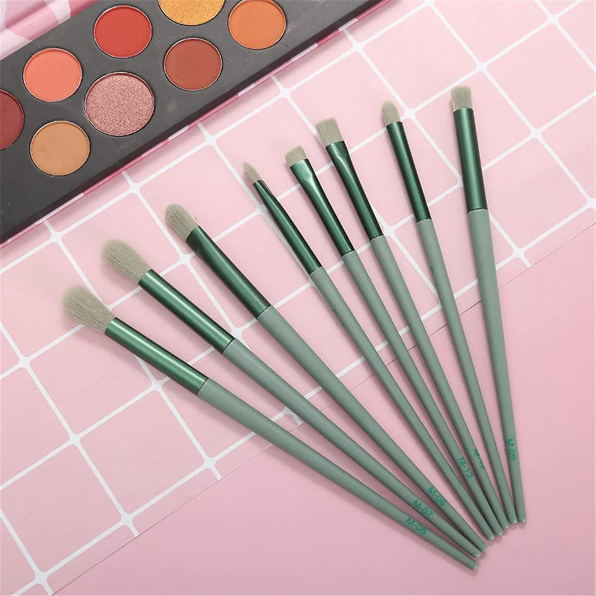 13 Pcs Vegan Synthetic Makeup Brushes with Bag