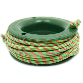 550 PARACORD MINI SPOOL - CRIMSON GREEN CAMO