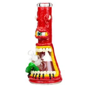 7mm Resin 3D Artwork Glass Beaker Water Bong