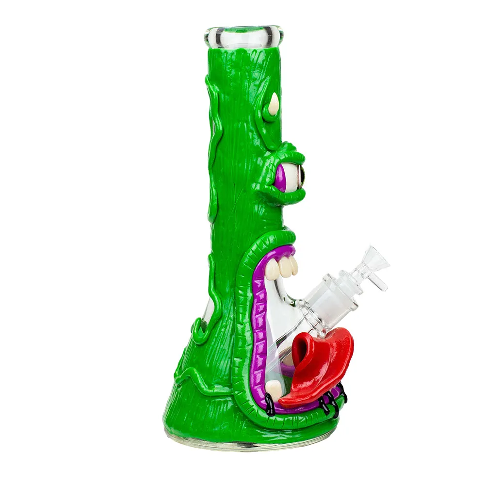 7mm Resin 3D Artwork Glass Beaker Water Bong