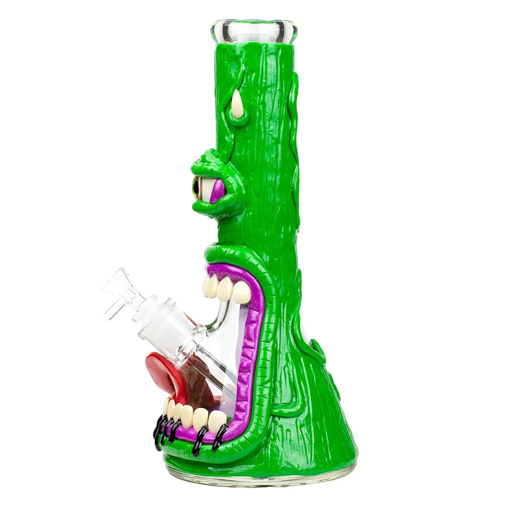 7mm Resin 3D Artwork Glass Beaker Water Bong