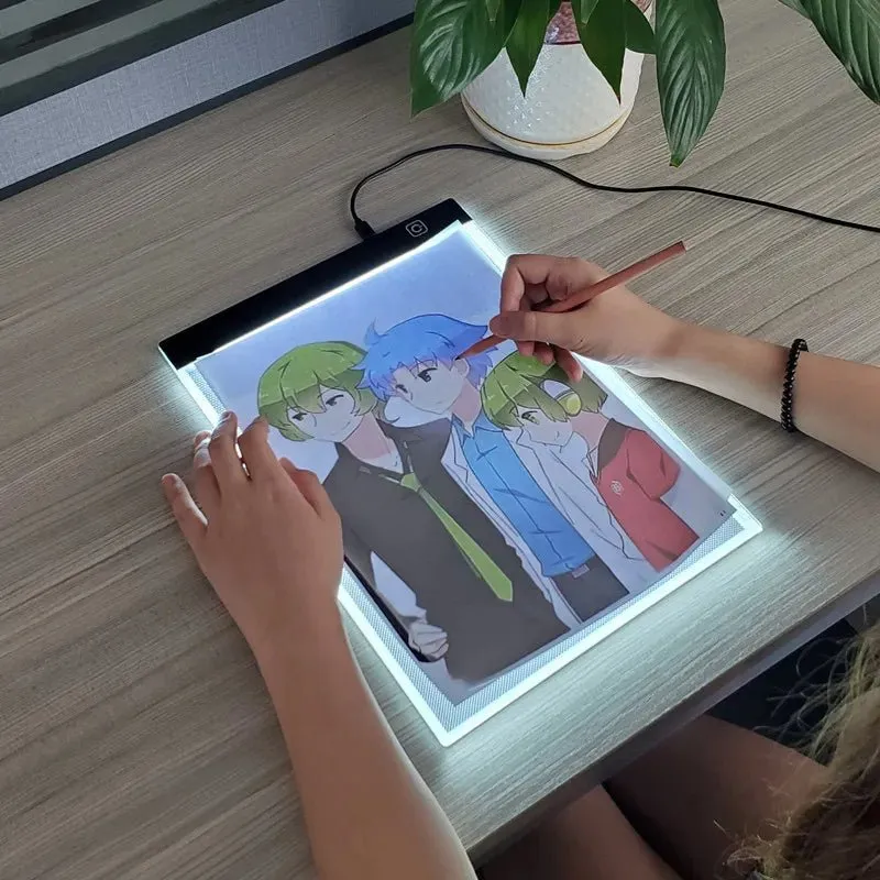 A4 LED Acrylic Drawing Board - Ultra Thin Dimmable Tracing Light Box