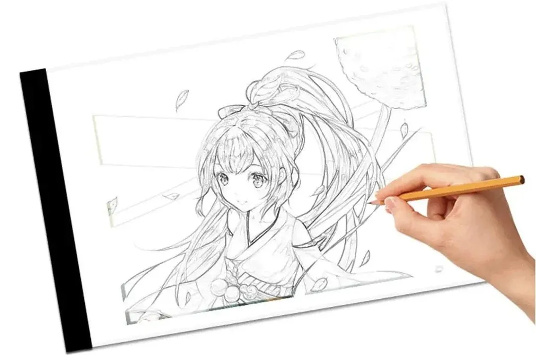 A4 LED Acrylic Drawing Board - Ultra Thin Dimmable Tracing Light Box