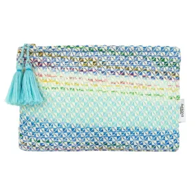 Aqua & Turquoise Miami Pouch