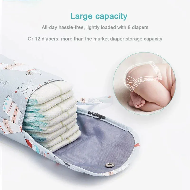 Baby Mini Diaper Bag Portable Organizer Nappy Bag Outdoor Travel