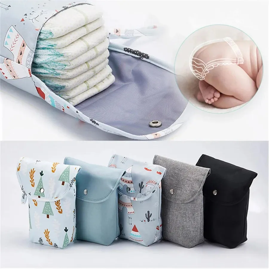 Baby Mini Diaper Bag Portable Organizer Nappy Bag Outdoor Travel