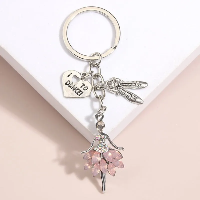 Ballet Love Ballerina Key Chain