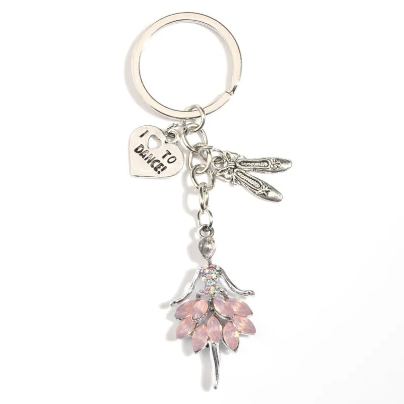 Ballet Love Ballerina Key Chain