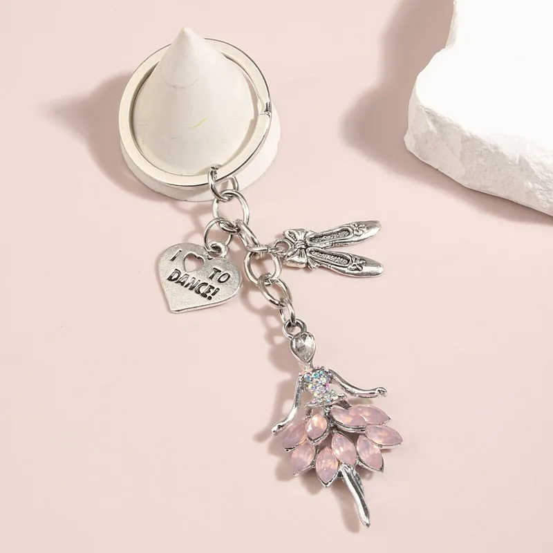 Ballet Love Ballerina Key Chain