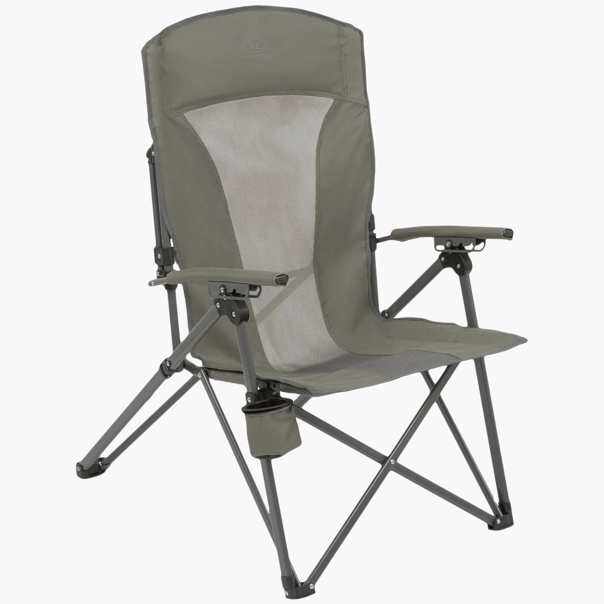 Balvenie Recliner Camping Chair, Charcoal