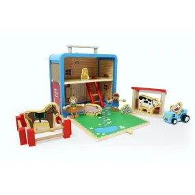 Barnyard Suitcase Set