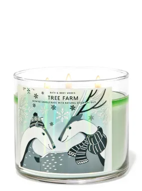 Bath & Body Works Tree Farm 3-Wick Candle 411g