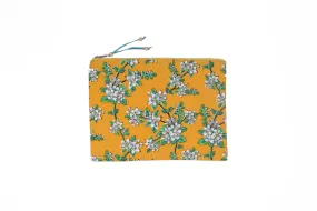 Beach Clutch - Saffron Almond Blossom