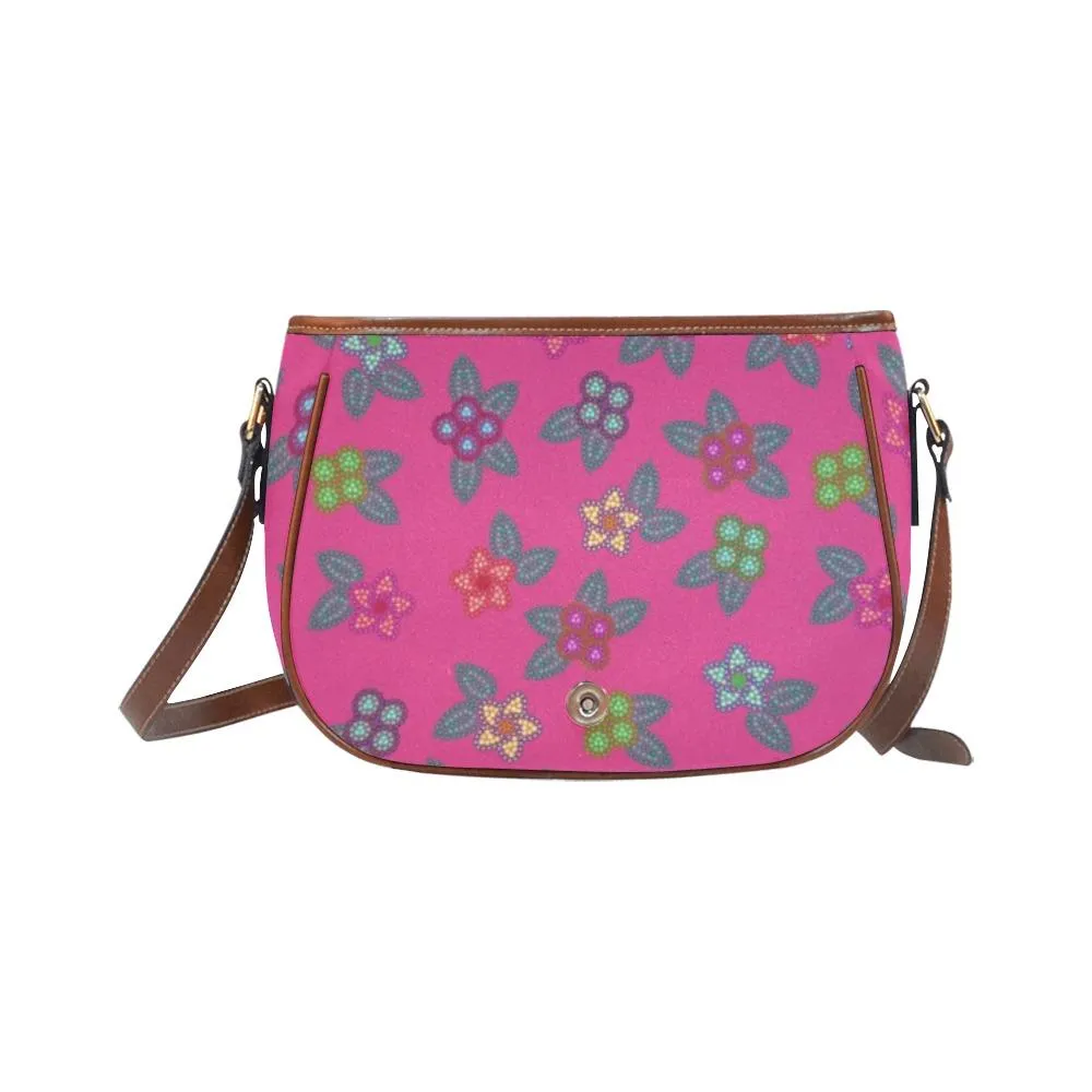 Berry Flowers Saddle Bag/Large