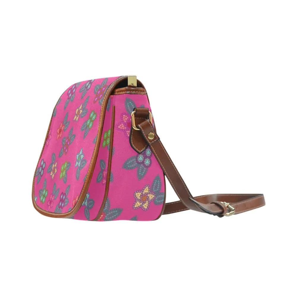 Berry Flowers Saddle Bag/Large