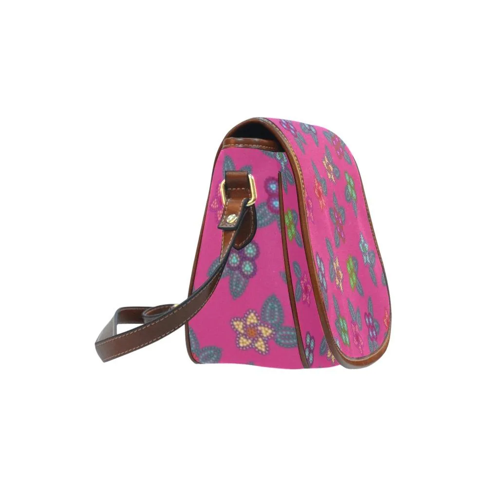 Berry Flowers Saddle Bag/Large