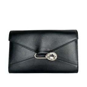 Black Clutch w/Crystal