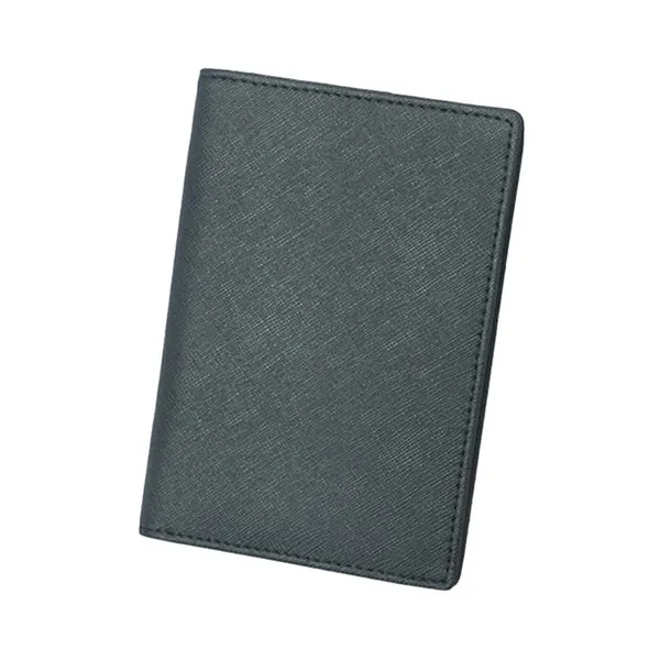 Black Grained Leather RFID Passport Holder 黑色真牛皮RFID安全防盜護照證件套 CH19015