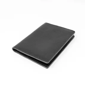 Black Leather Passport Cover