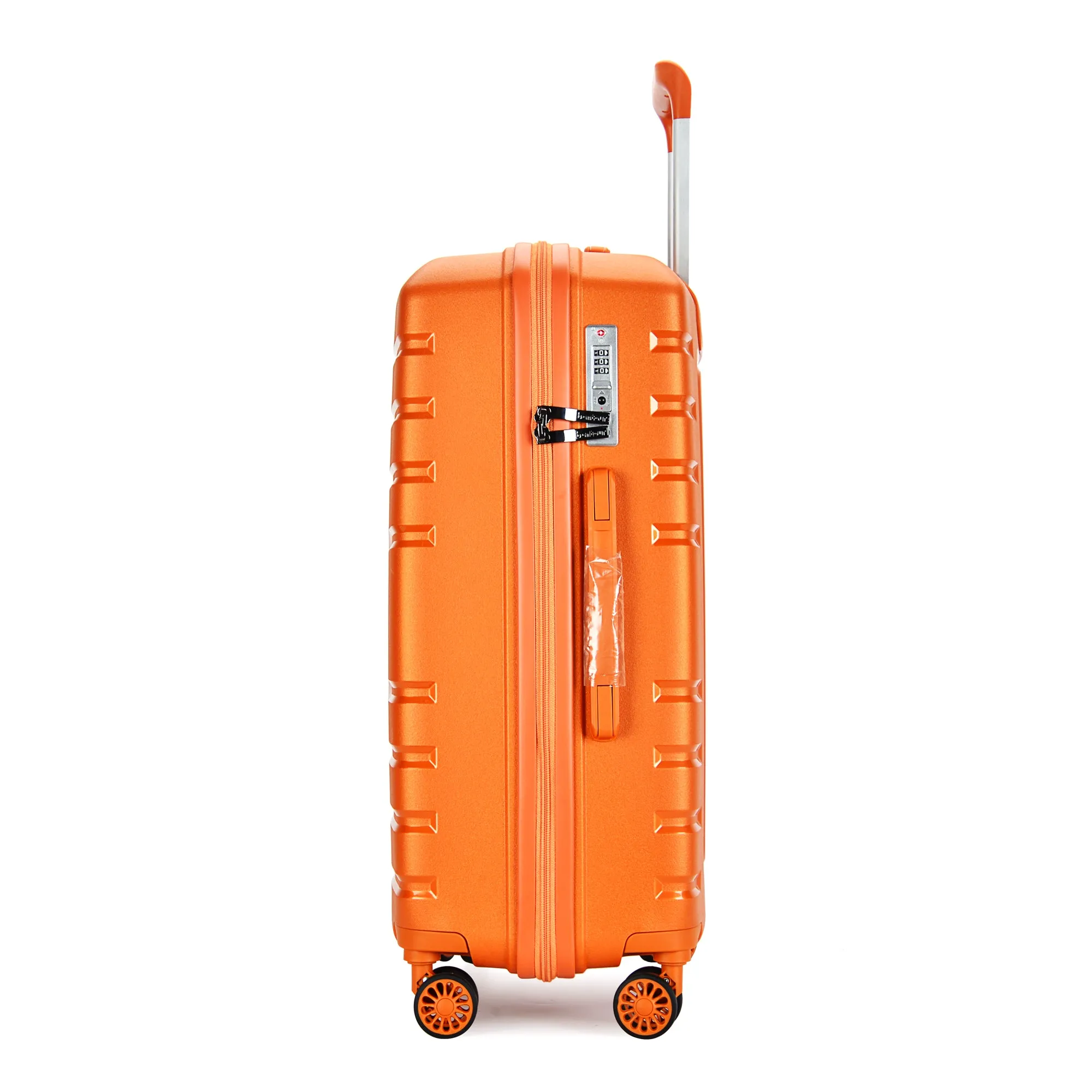 Bontour 'Charm' 4-wheeled cabin suitcase with TSA lock, 55x40x20cm, Sunset-Gold