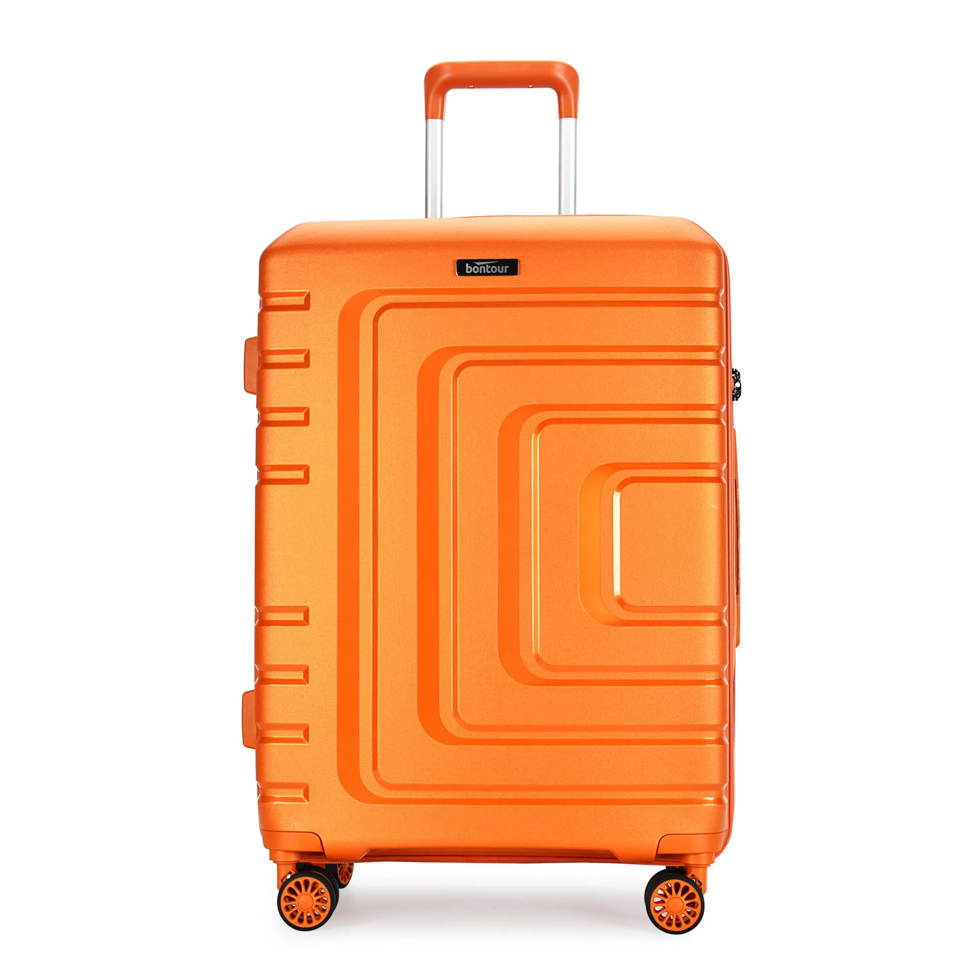 Bontour 'Charm' 4-wheeled cabin suitcase with TSA lock, 55x40x20cm, Sunset-Gold