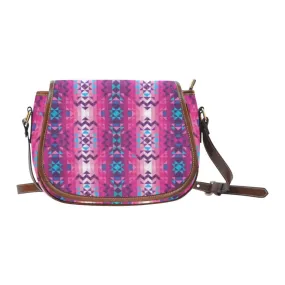 Bright Wave Saddle Bag/Large