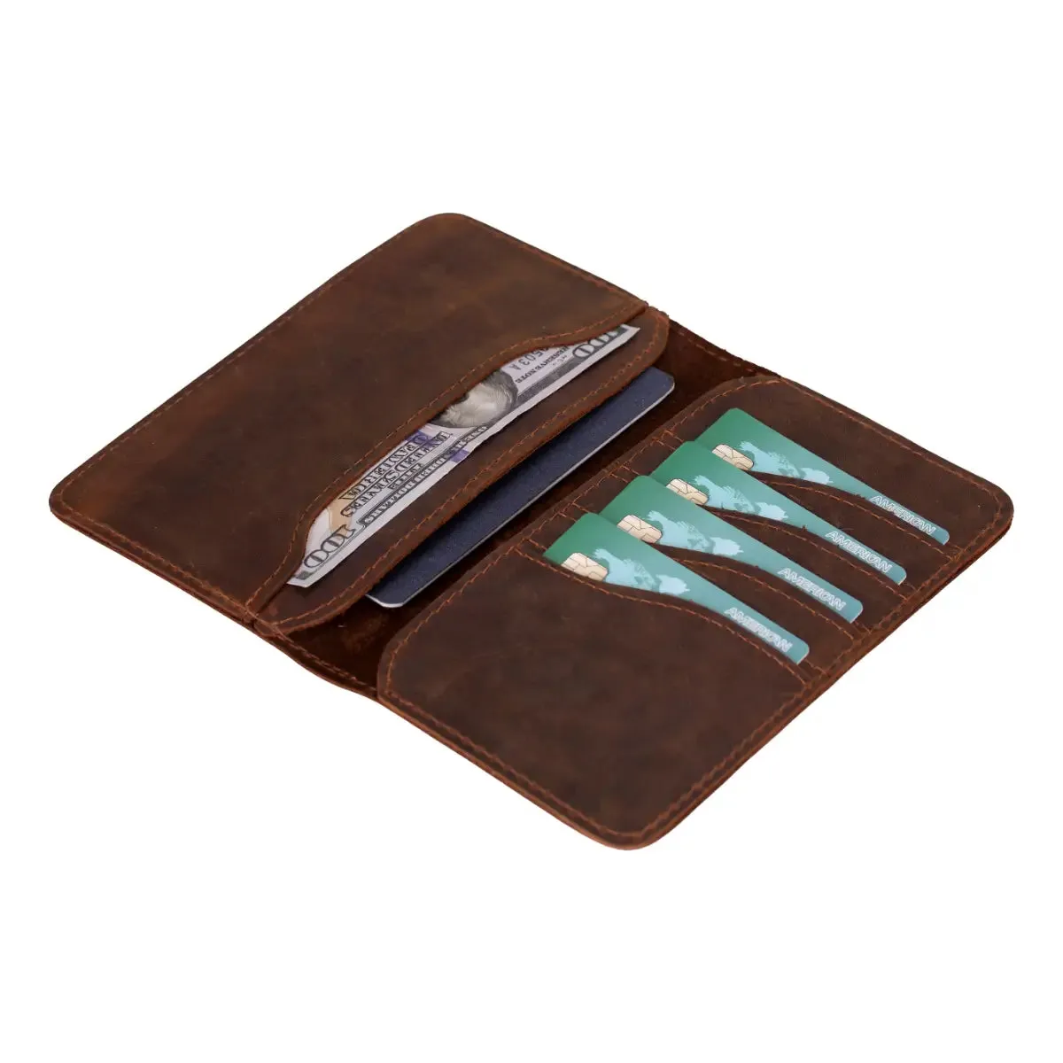 Brown Leather Passport Holder