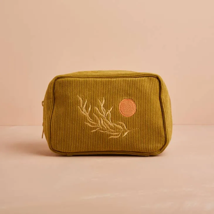 Cai & Jo Corduroy Makeup Bag