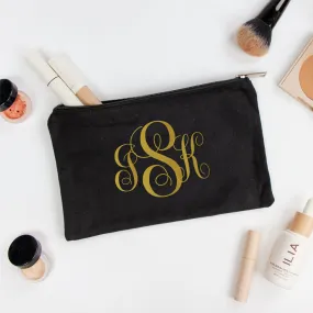 Canvas Makeup Bag - L