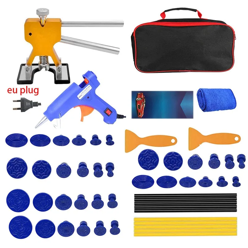 Car Dent Repair Tool Dent Repair Kit Car Unpainted Body Dent Removal Kit Car Dent Puller with Glue