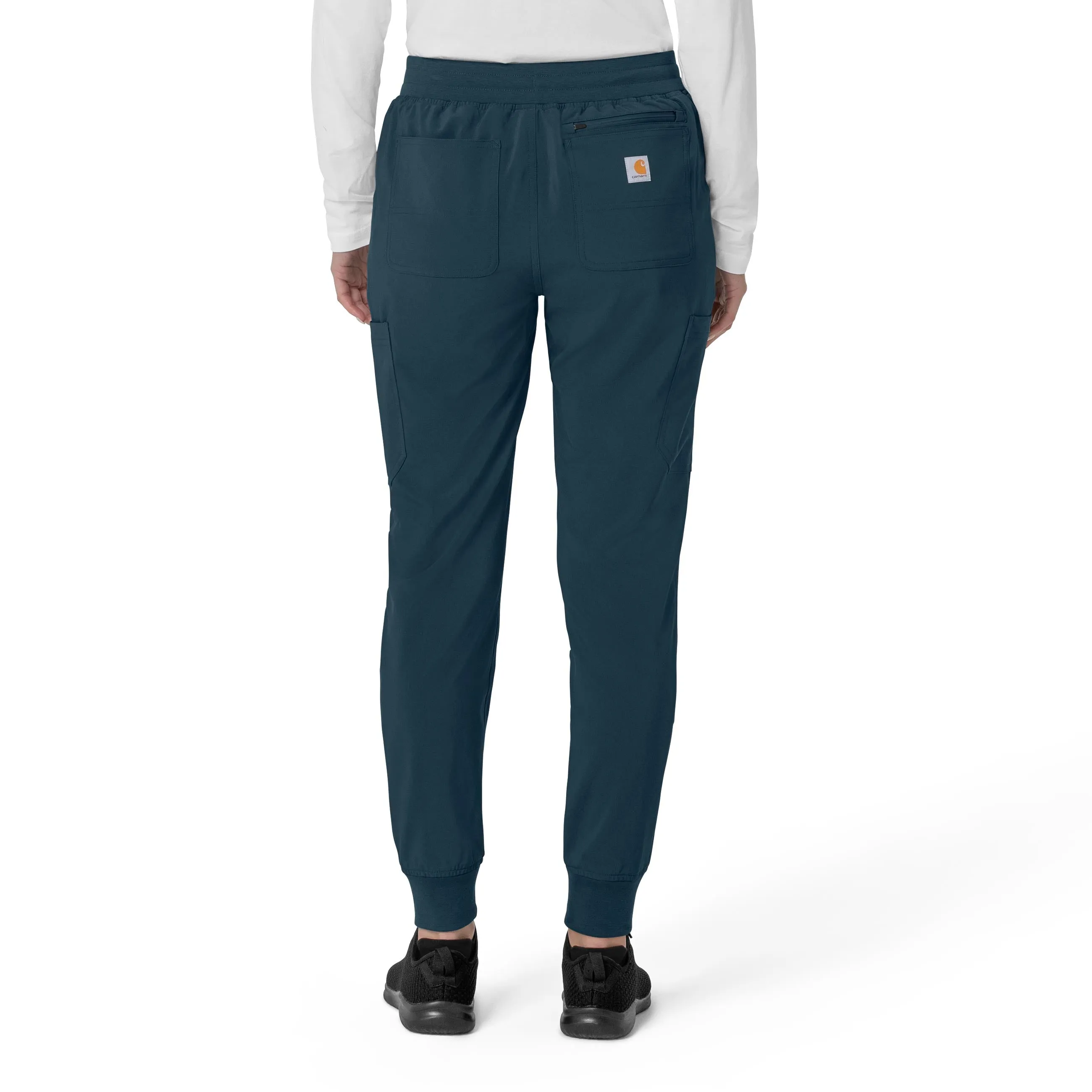 Carhartt Force Cross-Flex Women's Cargo Jogger Scrub Pant - Navy