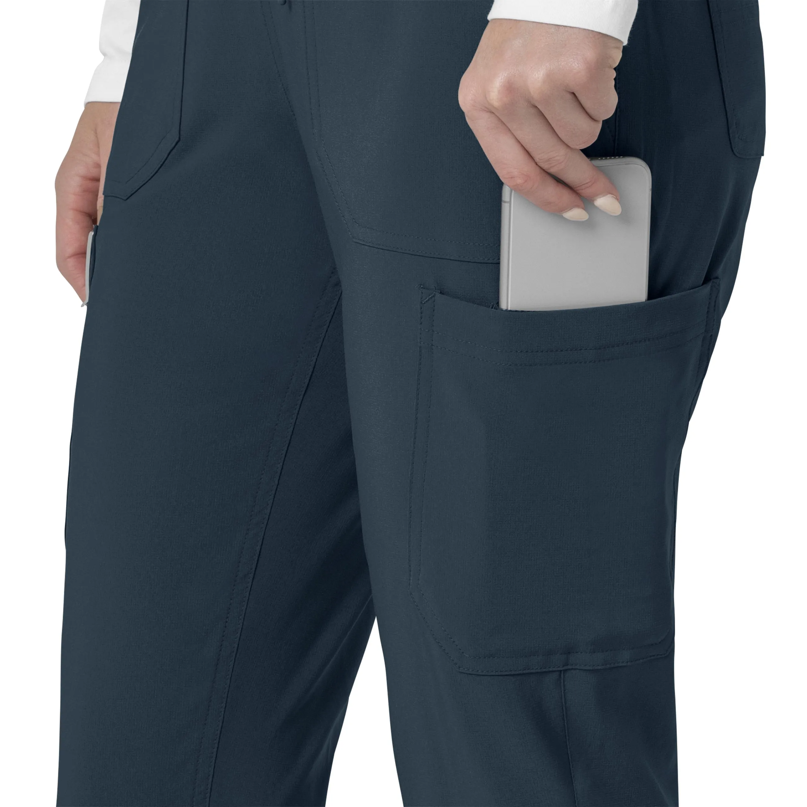 Carhartt Force Cross-Flex Women's Cargo Jogger Scrub Pant - Navy