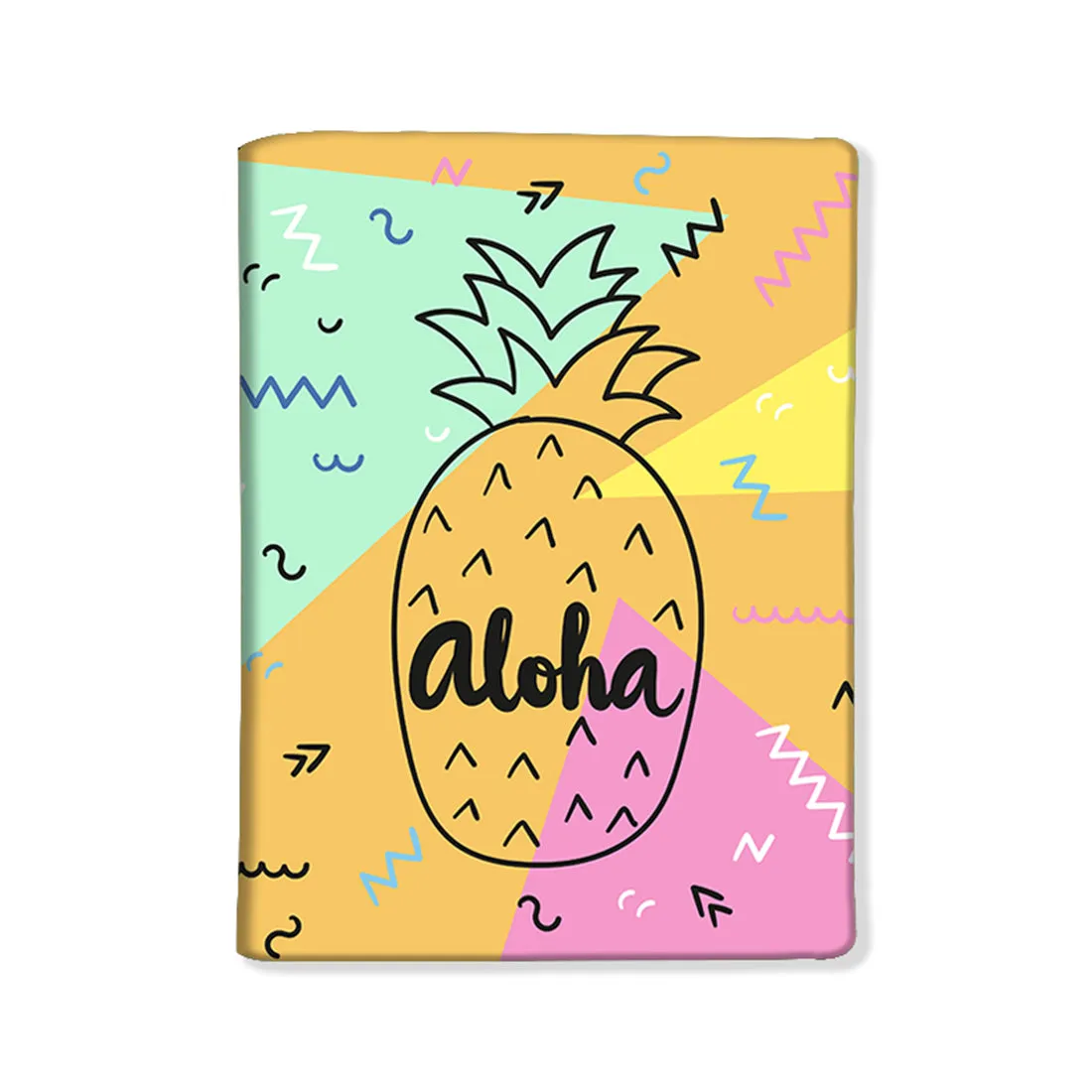 Cute Passport Cover Holder Travel Case with Luggage Tag - Aloha