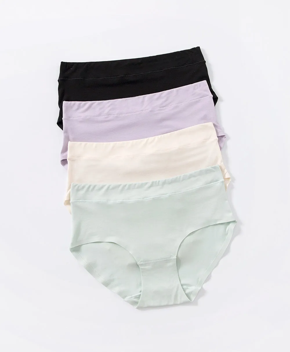 Delightful Soft Tencel Seamless Midi Panties