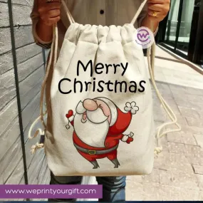 Drawstring Bag -Christmas-A