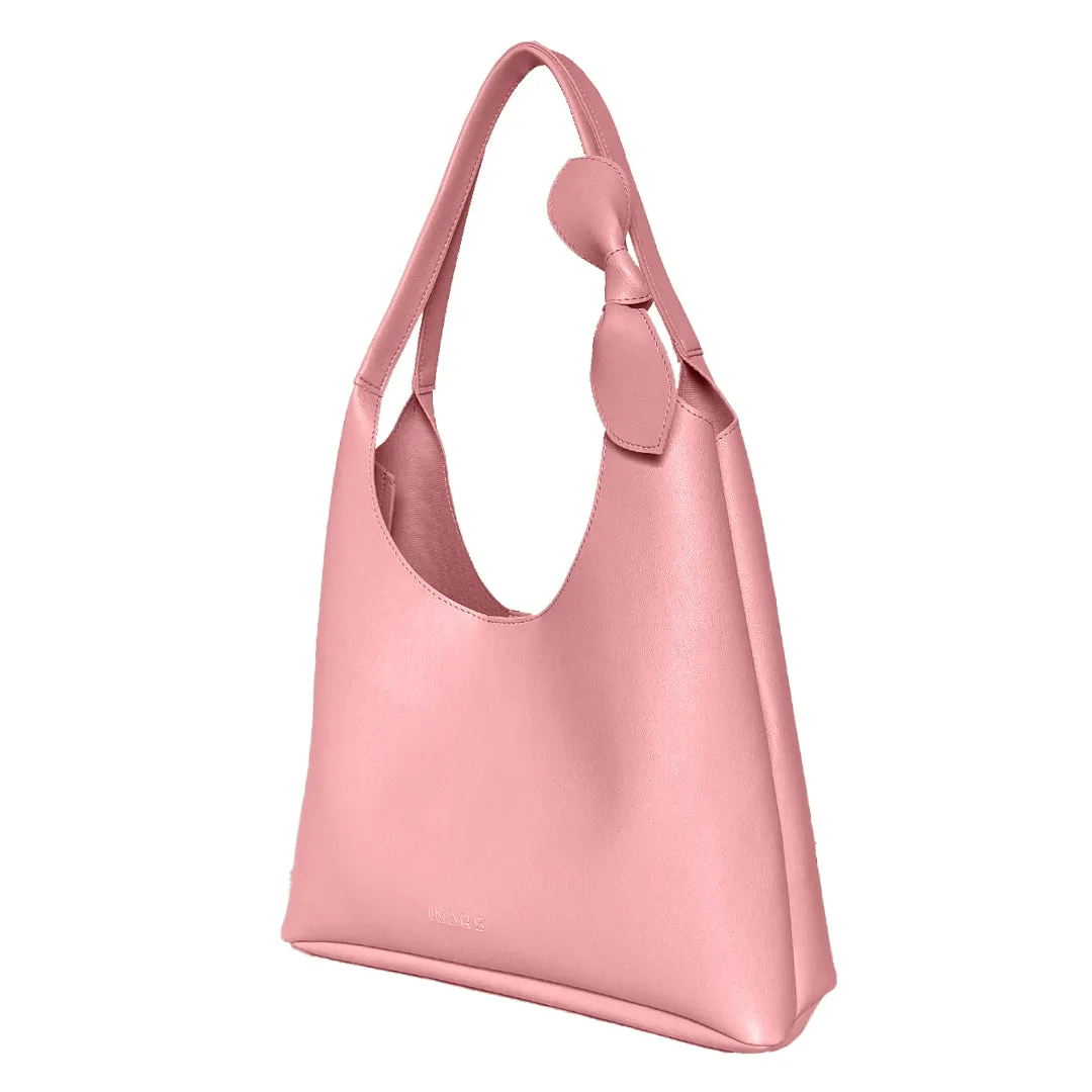 Elegant Shoulder Hobo Light Pink Bag For Women & Girls