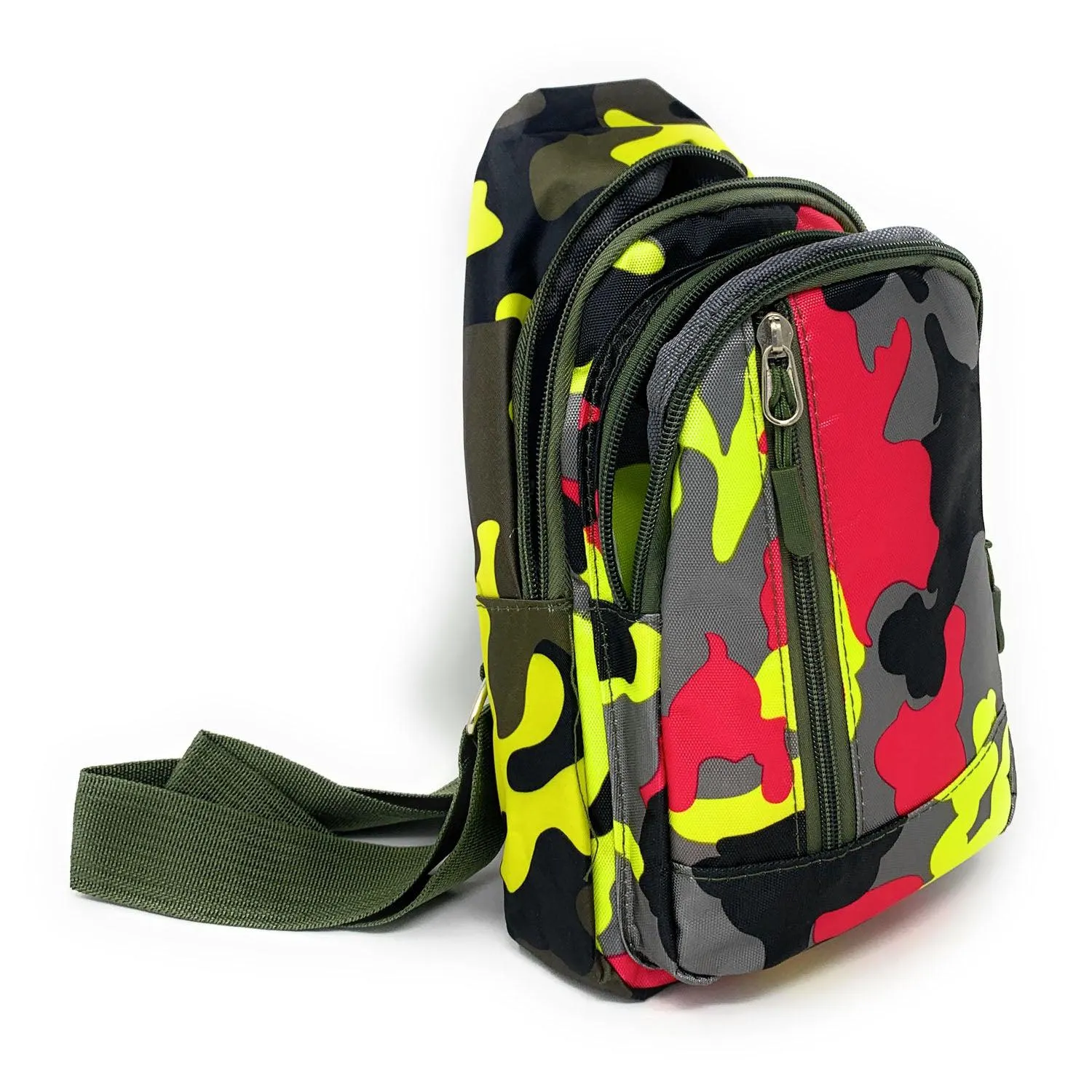 Empire Cove Camo Chest Crossbody Sling Shoulder Bag Backpack