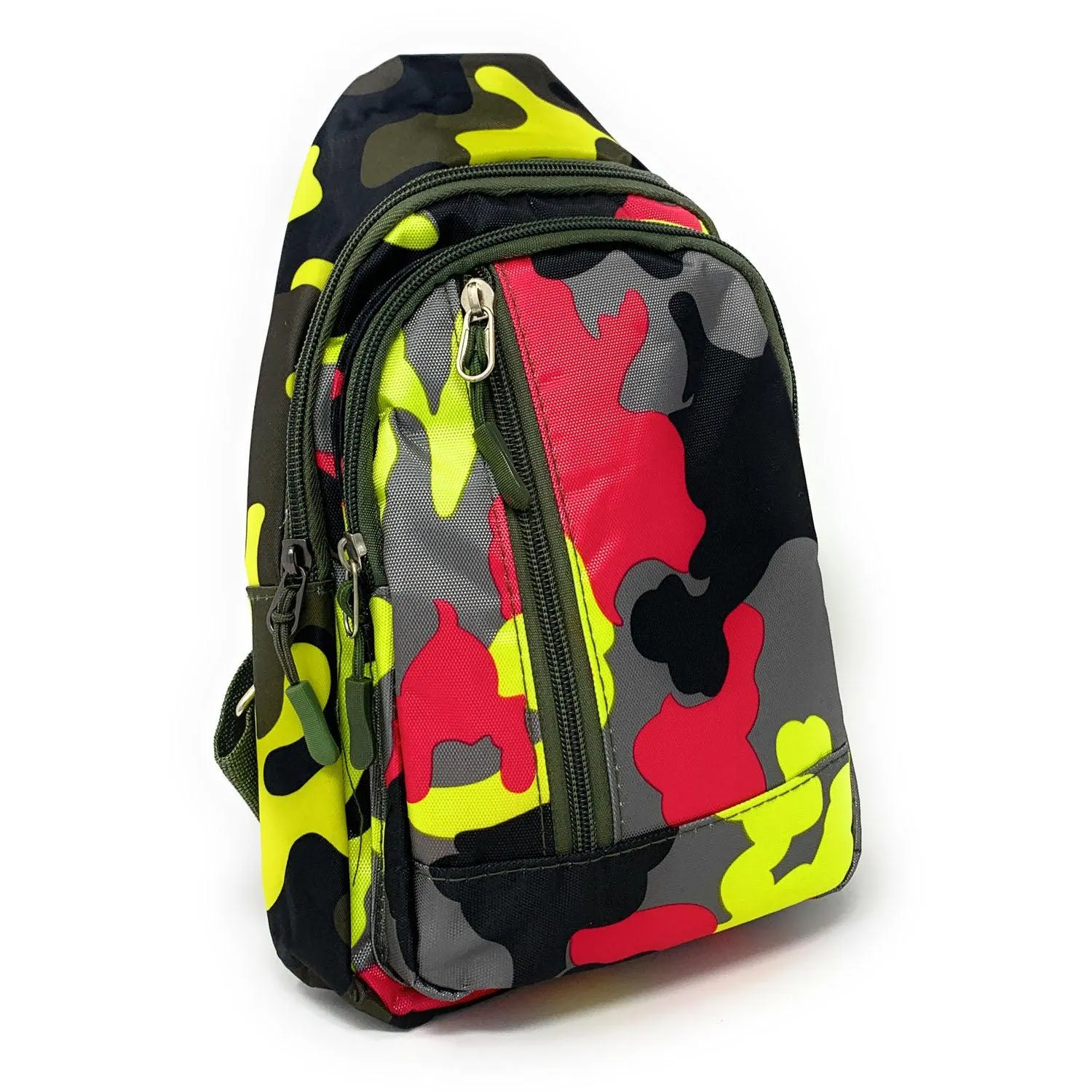 Empire Cove Camo Chest Crossbody Sling Shoulder Bag Backpack