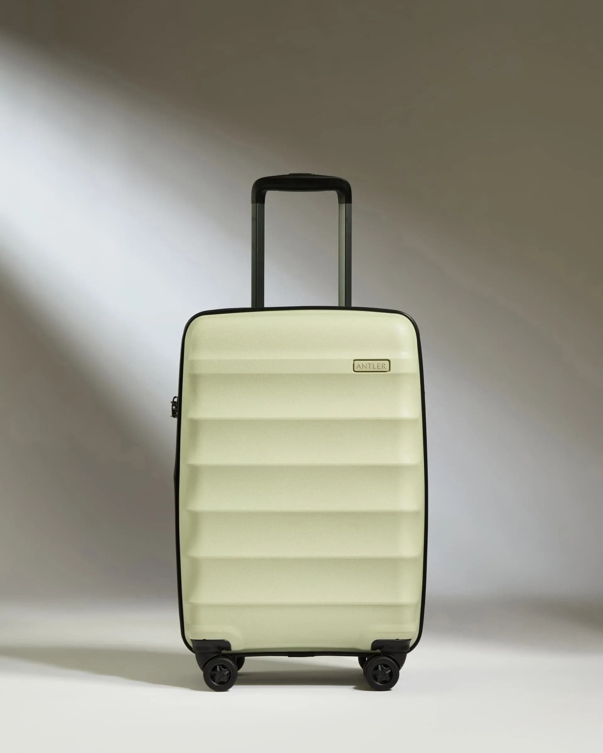 Expandable Cabin Suitcase in Pale Green  - Juno