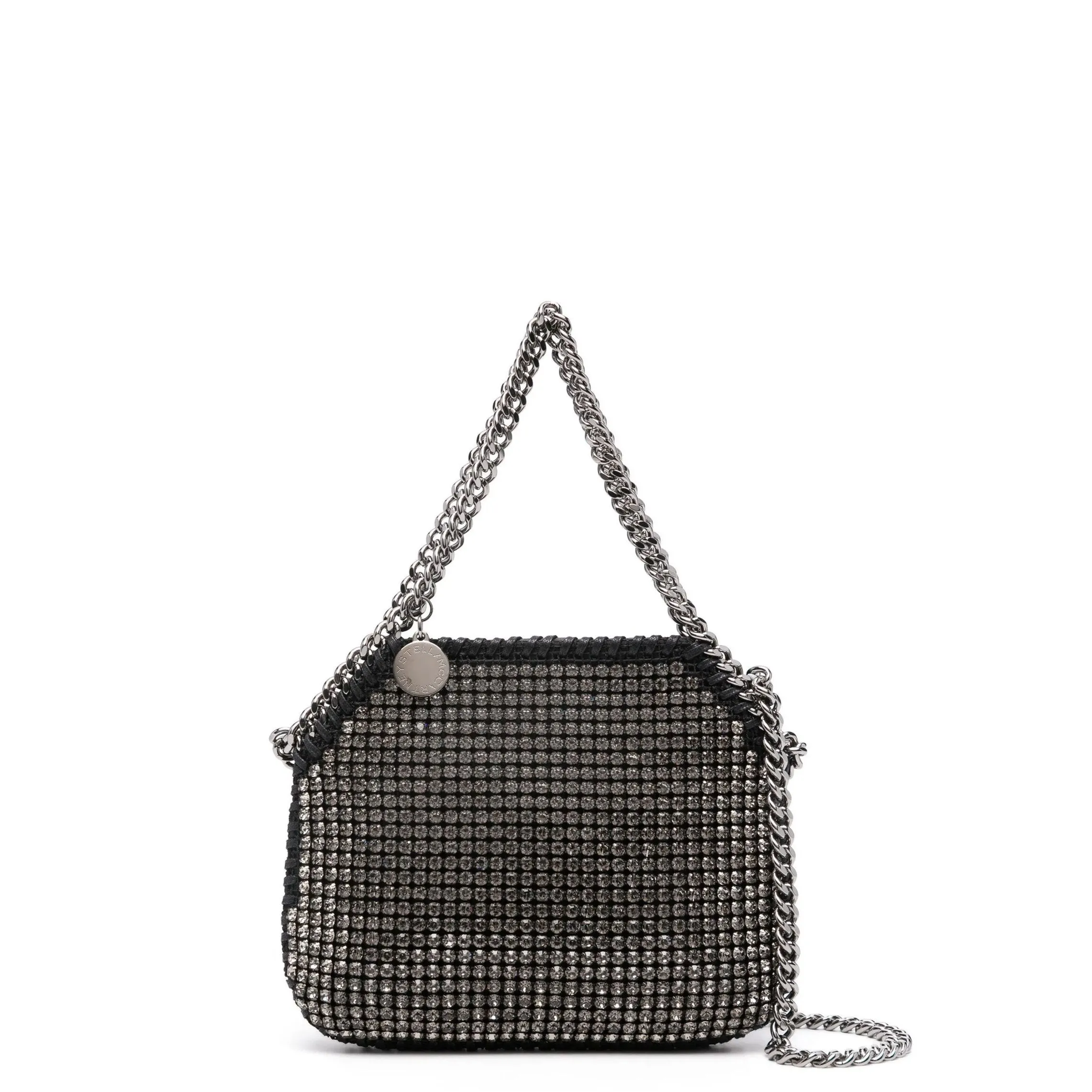 Falabella Mini Evening Crystal All Over, Black