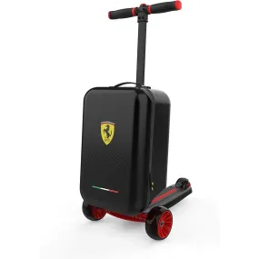 Ferrari Luggage Foldable Scooter With Adjustable Height -Black