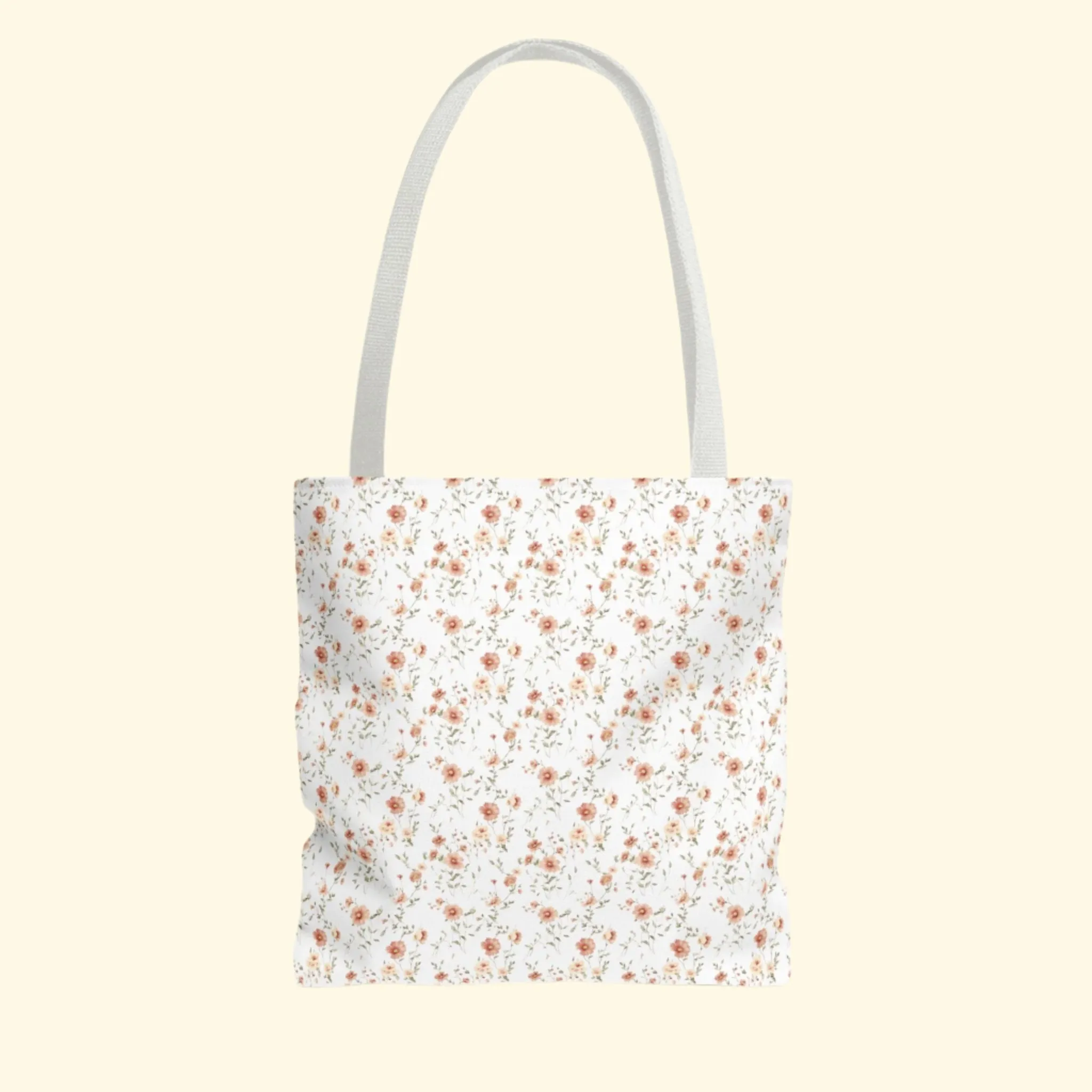 Floral Pattern Tote Bag - Stylish and Eco-Friendly Shopping Bag