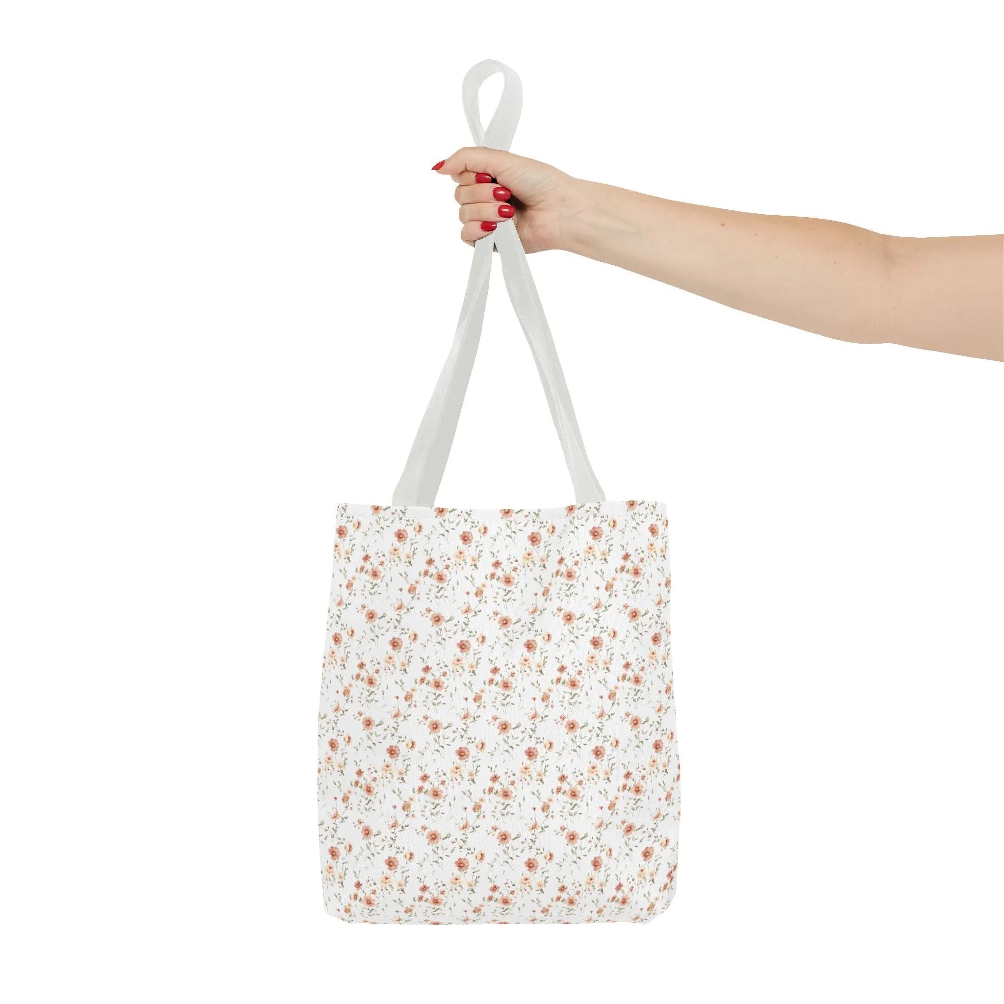 Floral Pattern Tote Bag - Stylish and Eco-Friendly Shopping Bag