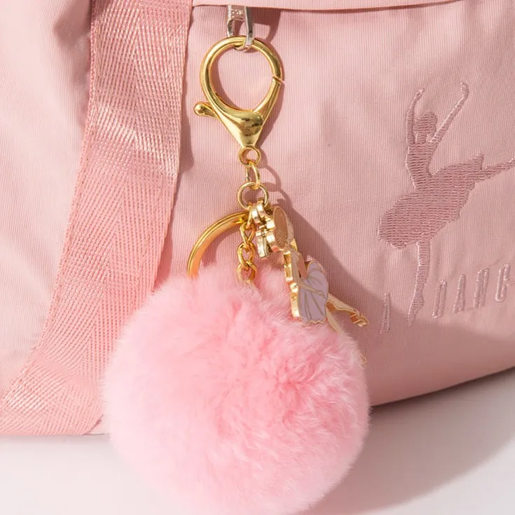 Fluff Ball Keychain