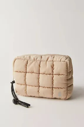 Free People Quilted Mini Case- Off White