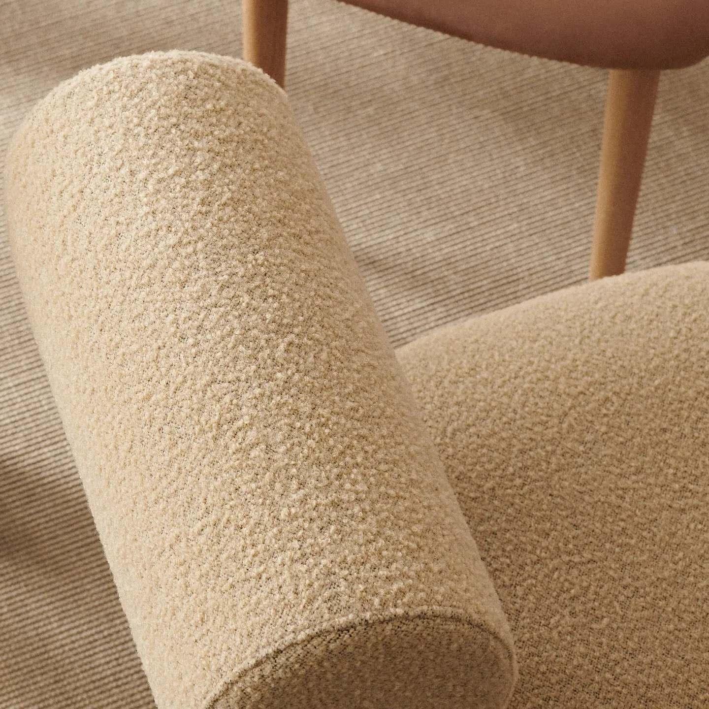 Hippo Chair Boucle Upholstery