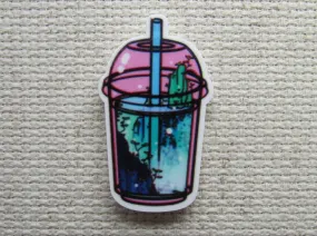 Jungle Themed Boba Drink Needle Minder, Cover Minder, Magnet