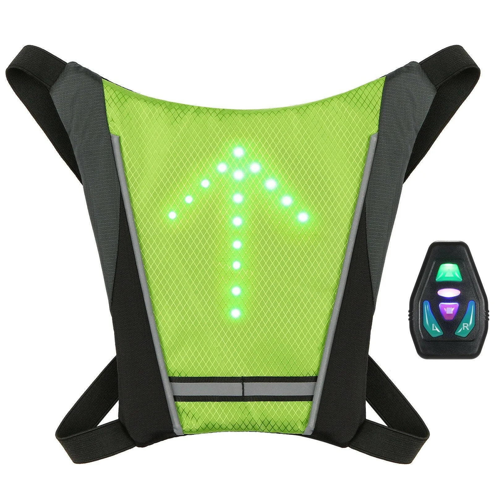 Lixada USB Rechargeable Reflective Backpack