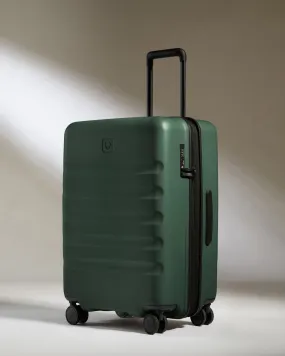 Medium Suitcase in Antler Green - Icon Stripe